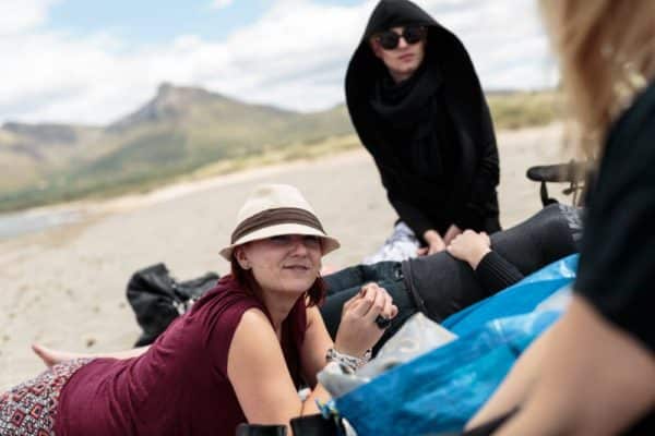Photographer Mallorca - Photo team relaxes at the beach