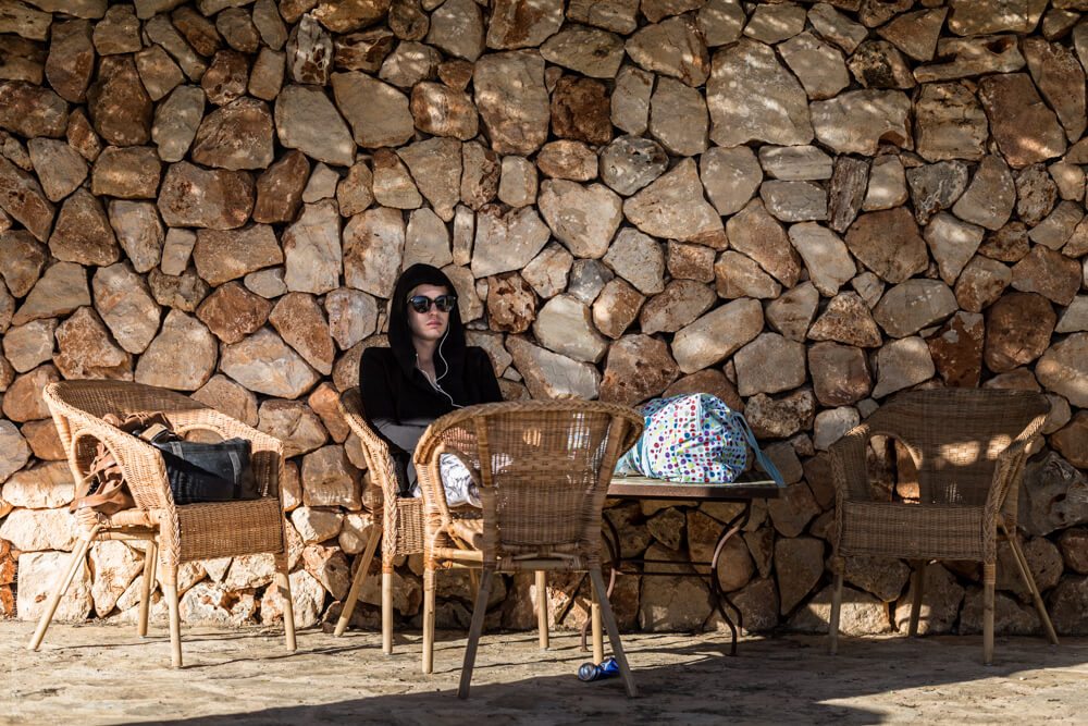 Photographer Mallorca Model Markus Kenzie is waiting